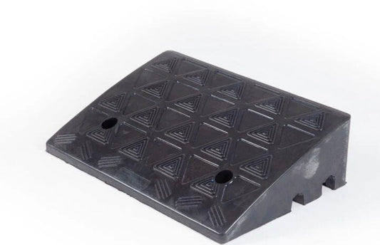 Fortausrampe gummi 13,5cm Sort